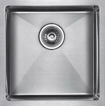 Мойка кухонная Paulmark Aller PM904444-BS брашированная нержавеющая сталь