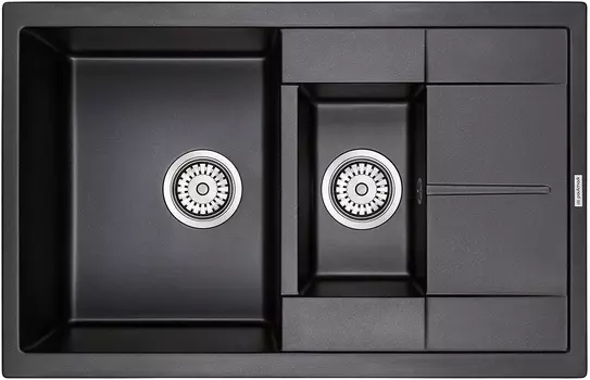 Мойка кухонная Paulmark Feste PM237850-BL черный
