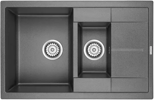 Мойка кухонная Paulmark Feste PM237850-DG графит