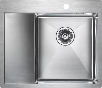 Мойка кухонная Paulmark Flank PM225951-BSR брашированная нержавеющая сталь R