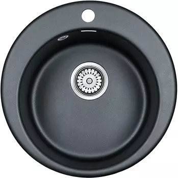 Мойка кухонная Paulmark Gelegen PM404800-BLM черный металлик