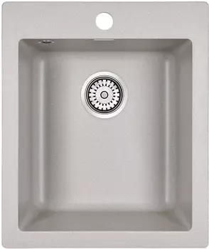 Мойка кухонная Paulmark Leer PM104249-GR серый
