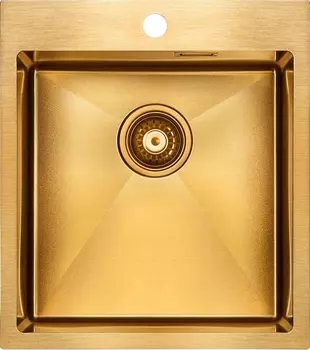 Мойка кухонная Paulmark Neckar PM804551-BG золото