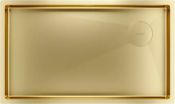 Мойка кухонная Paulmark Next PM887444-BG брашированное золото