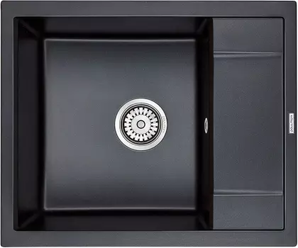 Мойка кухонная Paulmark Optimum PM216050-BLM черный металлик