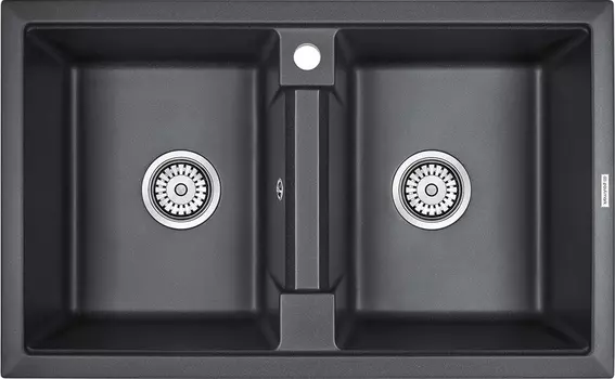 Мойка кухонная Paulmark PM238150-BL черная