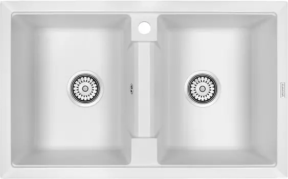 Мойка кухонная Paulmark PM238150-WH белая