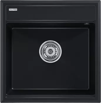 Мойка кухонная Paulmark Stepia 500 PM115051-BLM черный металлик