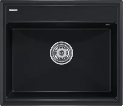 Мойка кухонная Paulmark Stepia 590 PM115951-BLM черный металлик