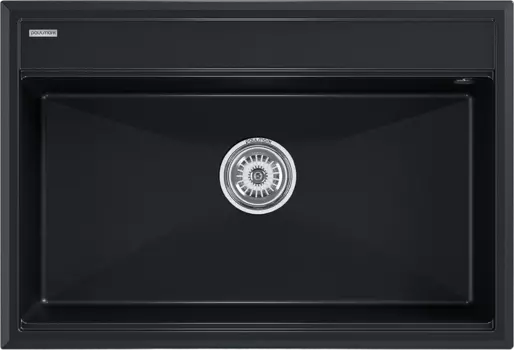 Мойка кухонная Paulmark Stepia 750 PM117551-BLM черный металлик