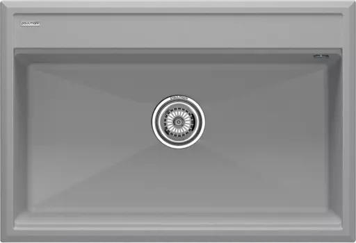 Мойка кухонная Paulmark Stepia 750 PM117551-GRS серый дым