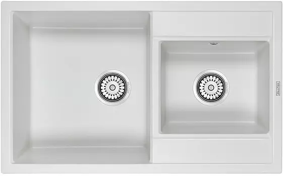 Мойка кухонная Paulmark Tandem PM238250-WH белая