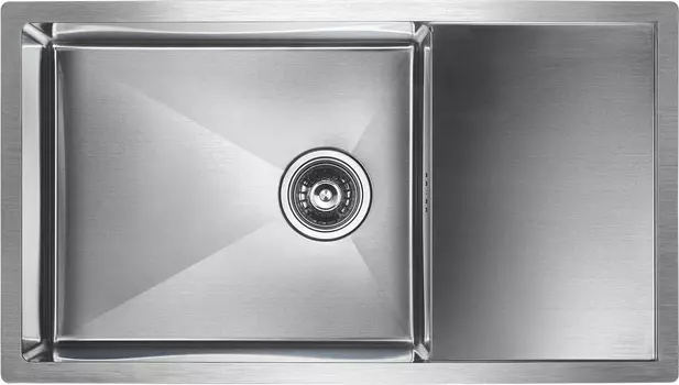 Мойка кухонная Paulmark Wing PM217844-BS брашированная нержавеющая сталь