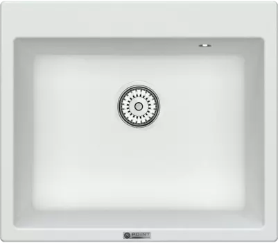 Мойка кухонная Point Бинга 60 белая PN3003W