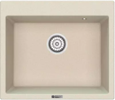 Мойка кухонная Point Бинга 60 светло-бежевая PN3003BG