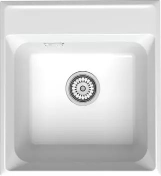 Мойка кухонная Point Мисти 46 белая PN3011W