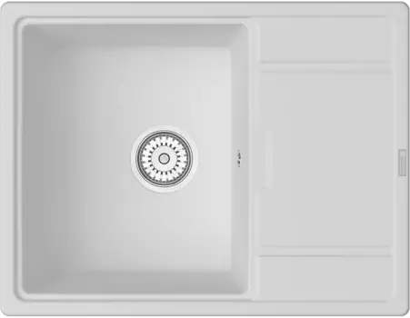 Мойка кухонная Point Стил 65 белая PN3009W