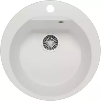 Мойка кухонная Polygran Atol 627451 белый хлопок