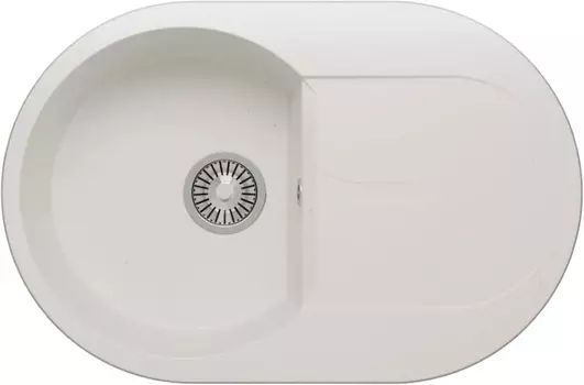 Мойка кухонная Polygran Atol 679030 белый хлопок