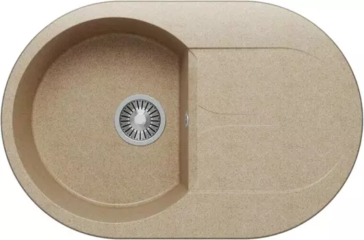 Мойка кухонная Polygran Atol 679047 песочная