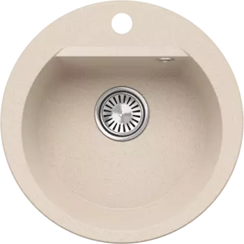 Мойка кухонная Polygran Atol 854758, кремовая