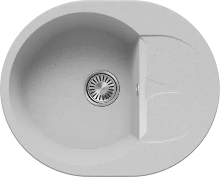 Мойка кухонная Polygran Atol 854833, светло-серый