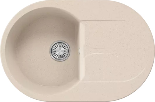 Мойка кухонная Polygran Atol 854857, кремовая