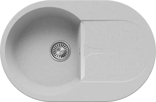 Мойка кухонная Polygran Atol 854864, светло-серая