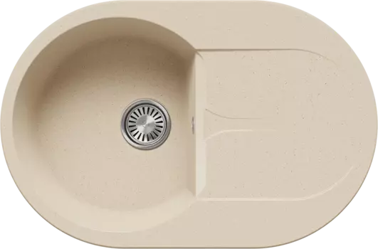Мойка кухонная Polygran Atol 855540, опал