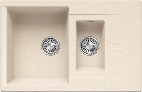 Мойка кухонная Polygran Brig 770, кремовая 854901