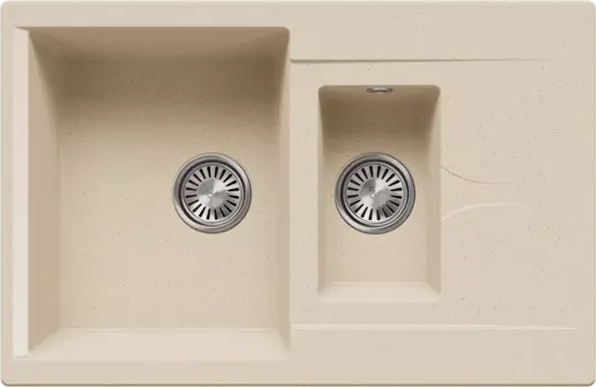 Мойка кухонная Polygran Brig 770, опал 621459