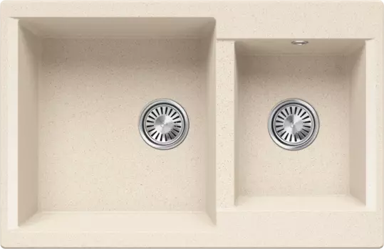 Мойка кухонная Polygran Brig 772, кремовая 854949