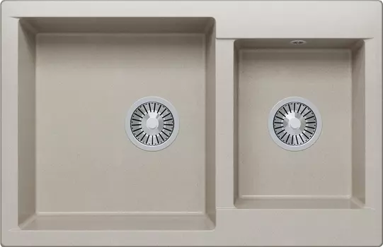 Мойка кухонная Polygran Brig 772 серая Polygran Brig -772 серый № 14