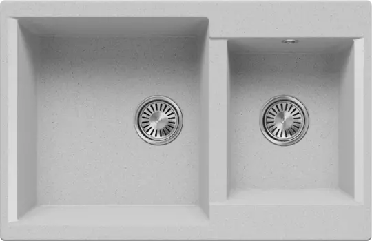 Мойка кухонная Polygran Brig 772, светло-серая 854956