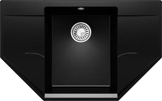 Мойка кухонная Polygran Riff 800, космос 855113
