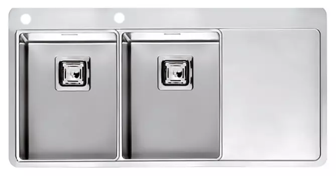 Мойка кухонная Reginox Nevada 30x30 LUX OKG left L сталь