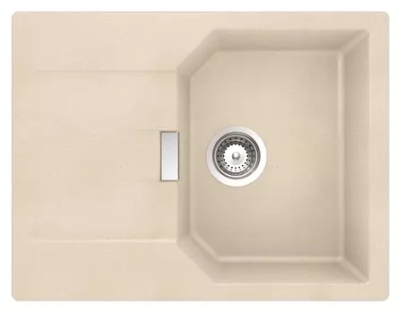 Мойка кухонная Schock Manhattan 45D эверест (с клапаном-автоматом) 700596