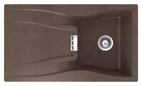 Мойка кухонная Schock Waterfall 45D (D-100) бронза 700719