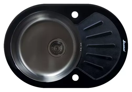 Мойка кухонная Seaman Eco Glass SMG-730B Gun SMG-730B-Gun.B
