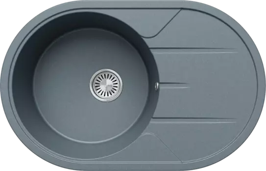 Мойка кухонная Tolero Classic R-116 грей 856097