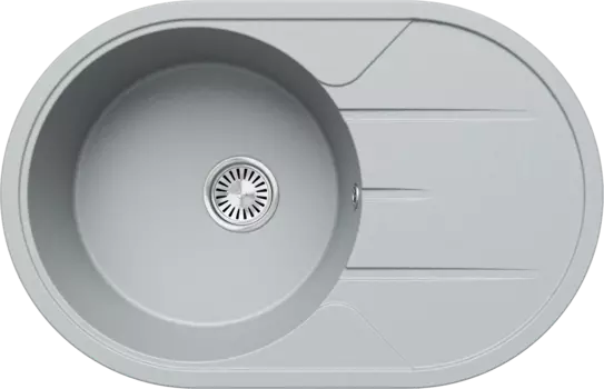 Мойка кухонная Tolero Classic R-116 платина 856080