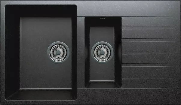 Мойка кухонная Tolero Classic R-118/911 черная R-118/911 черный