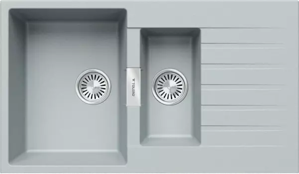 Мойка кухонная Tolero Loft TL-860 платина 856325