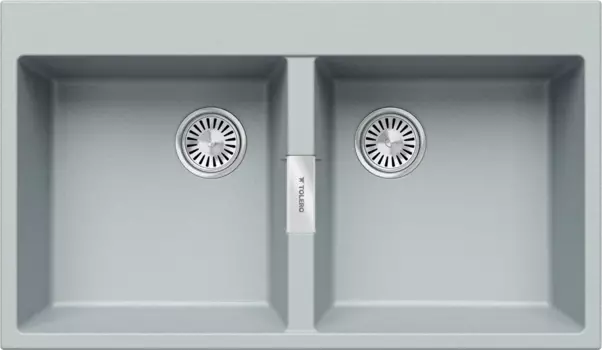 Мойка кухонная Tolero Loft TL-862 платина 856356