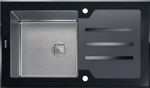 Мойка кухонная Tolero TG-860 черная