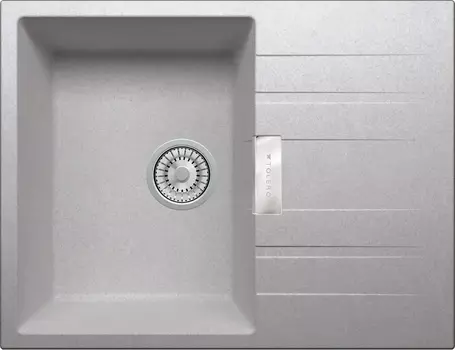 Мойка кухонная Tolero TL-650 cерый металлик