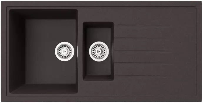 Мойка кухонная TopZero TopGran Cindy 1000.500 15-93 chocolate 93