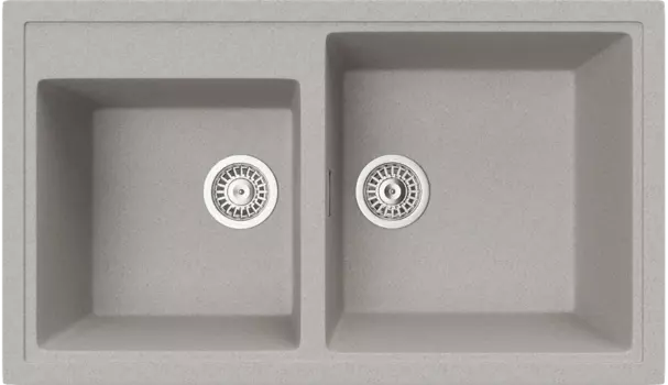 Мойка кухонная TopZero TopGran Demi 860.500 20-47 smoke 47