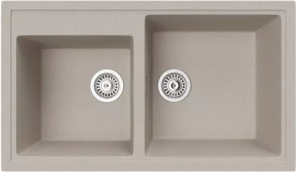 Мойка кухонная TopZero TopGran Demi 860.500 20-58 beach 58