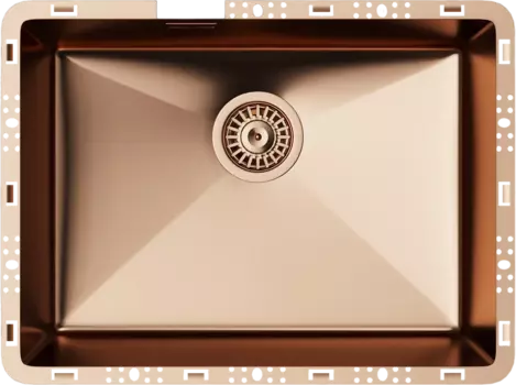 Мойка кухонная TopZero TZ RS 550 медь TZ RS550 GOLD ROSE